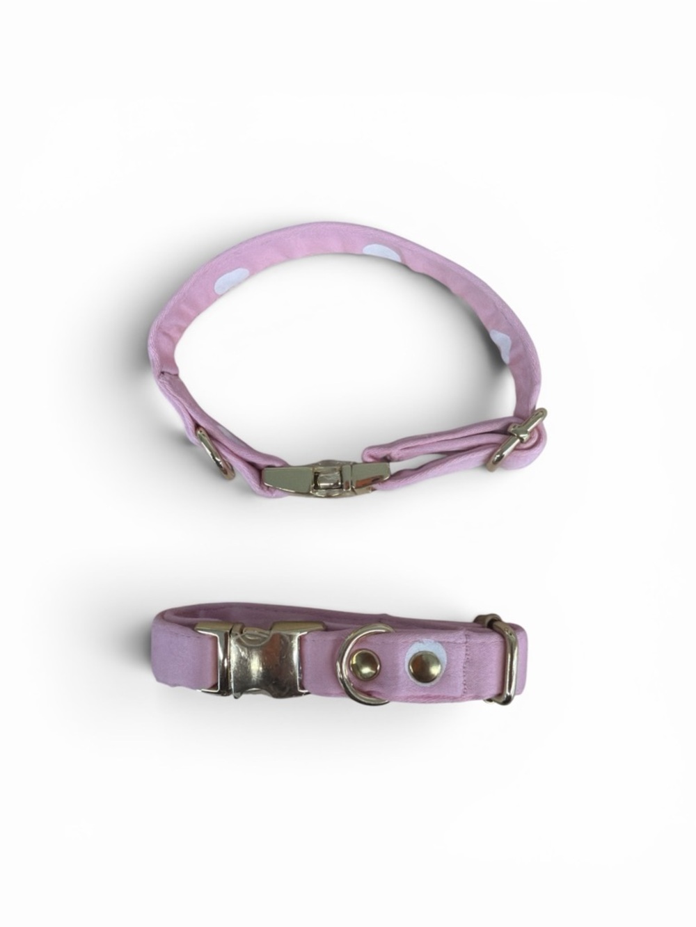 Lilac Kids Adjustable Collar with Polka Dot Accent